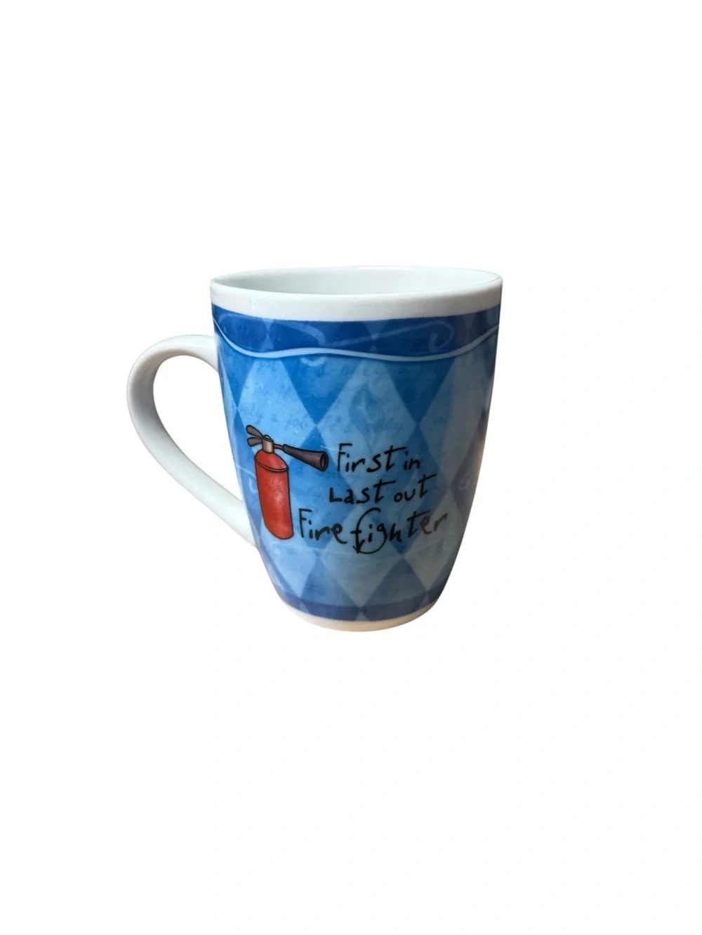 🫶🏻 First In, Last Out Firefighter Ceramic Mug Fine Porcelain